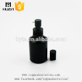 dark brush painting cosmetic glass bottle wholesale empty lotion bottle with pump